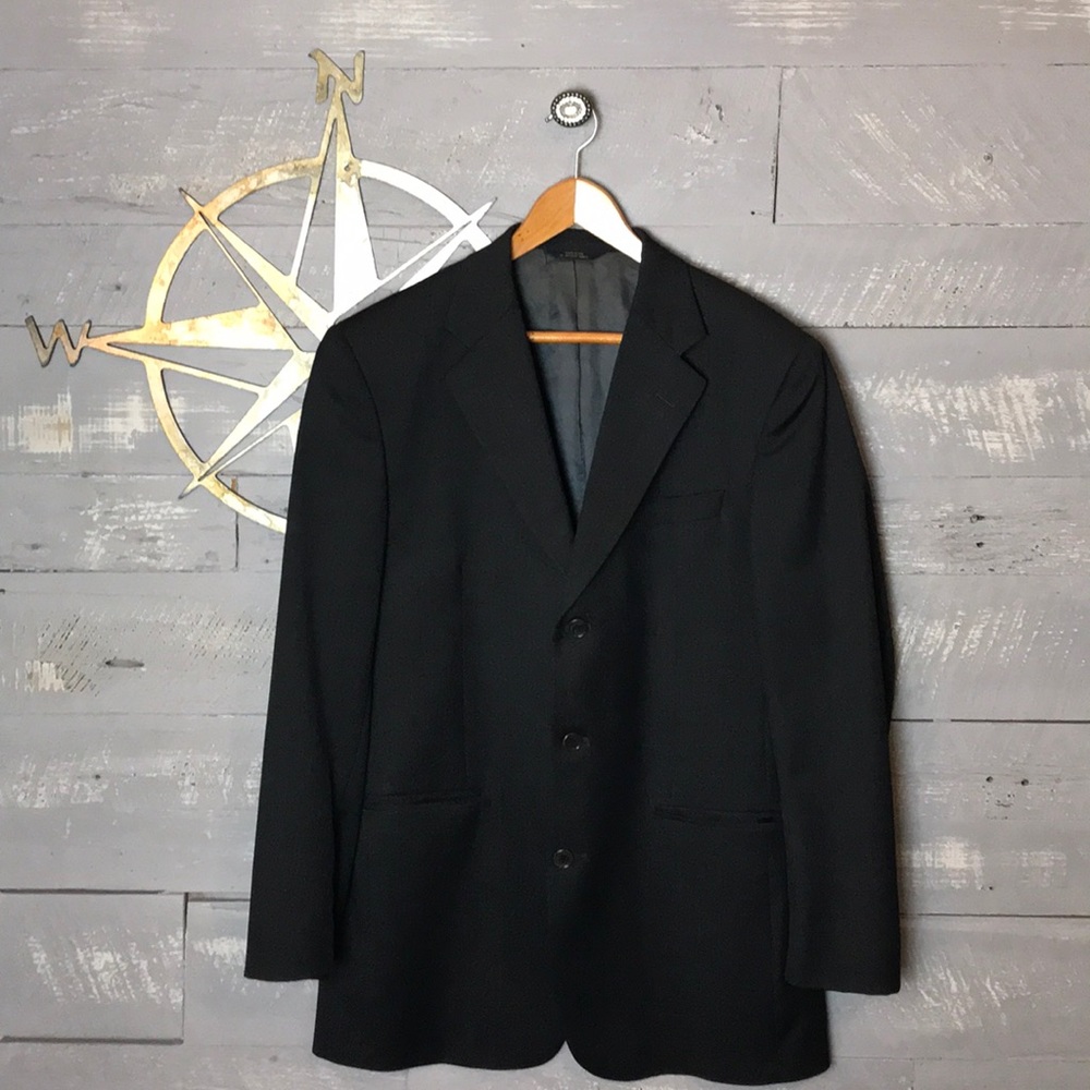 Brooks Brothers wool suit jacket. **Free tie